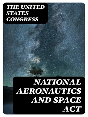 cover image of National Aeronautics and Space Act